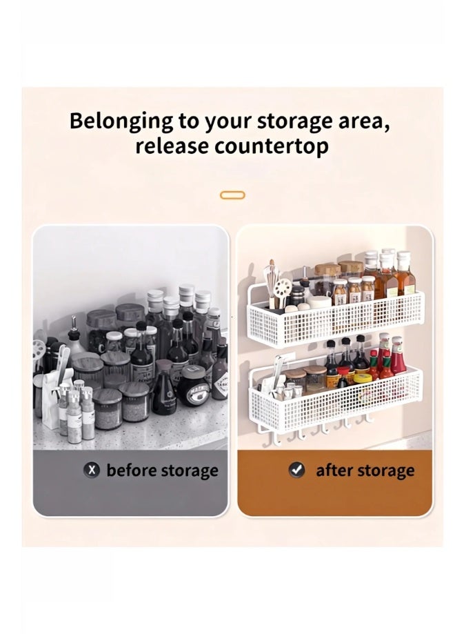 Non perforated storage rack (used for kitchen or bathroom, other storage) - Image 4